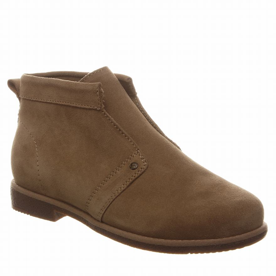 Bearpaw Carmel Ankle Boots UK - Women's Boots Brown ||UZLNOP-140||